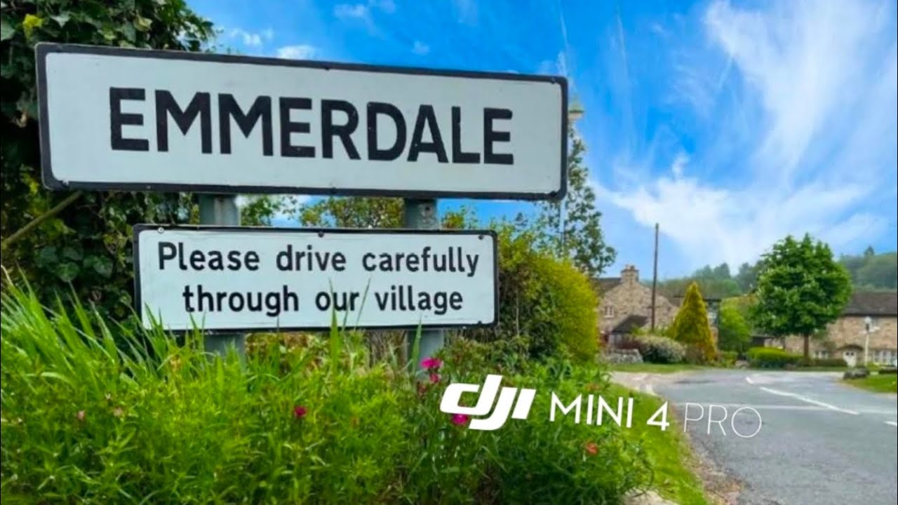 The Emmerdale Set from the Air/ Drone