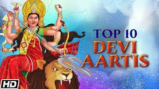 🔴 Top 10 Devi Aartis - Durga Maa Aarti - Navratri Specials  - Maa Durga