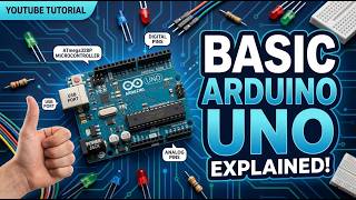 Basic Arduino UNO in 8 minutes