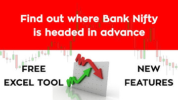Find out where Bank Nifty is headed in advance | Option Chain Excel Sheet | Market Trend Identifier