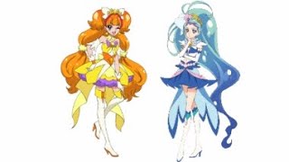 Cure Twinkle Remix and Cure Mermaid Remix Comparison