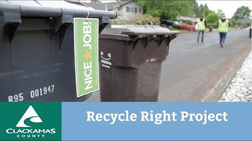#ClackCo Recycle Right Project