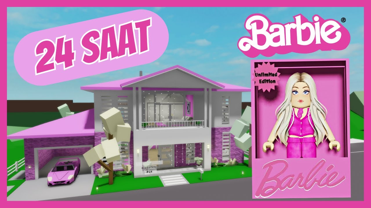 💃BROOKHAVEN'DA 24 SAAT BARBİE ve KEN OLDUK💃AYŞEM ECE ARI💥ROBLOX Brookhaven🏡RP