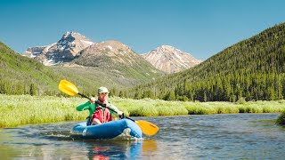Inflatable Kayaking a Natural Lazy River