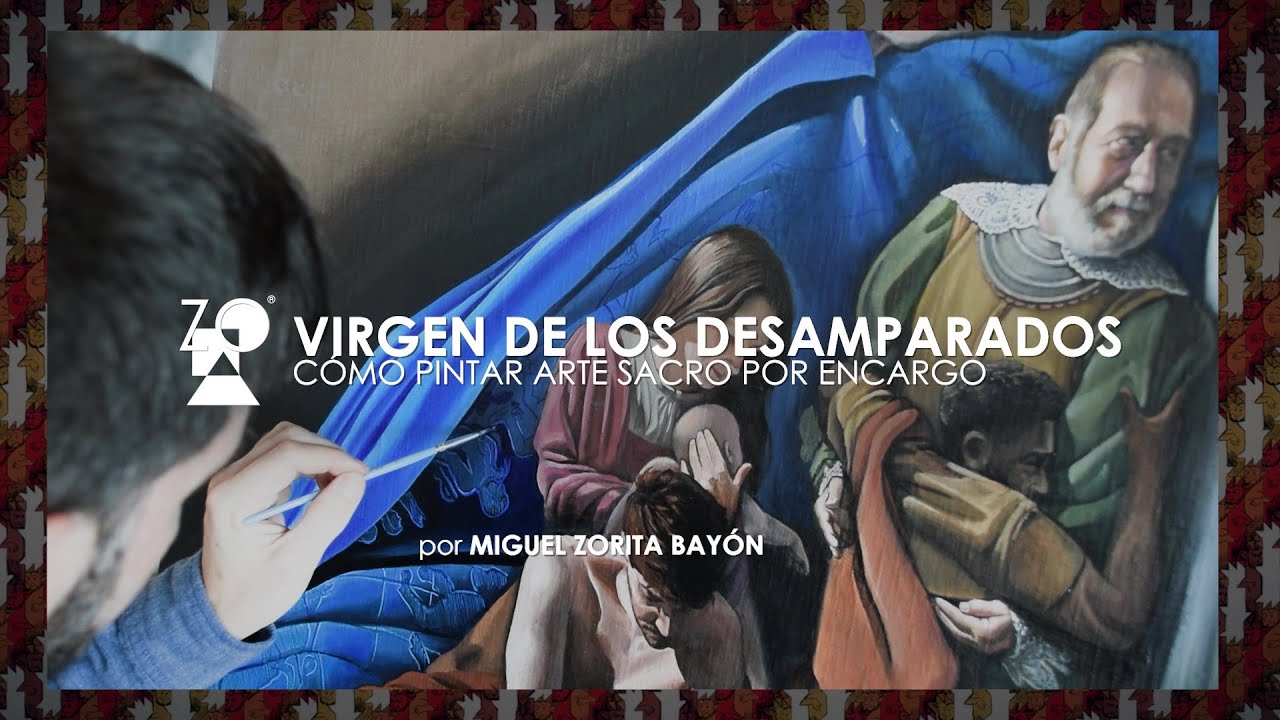 Cómo hacer ARTE SACRO | Virgen de los Desamparados | Técnicas Artísticas Históricas | By @MVBprods
