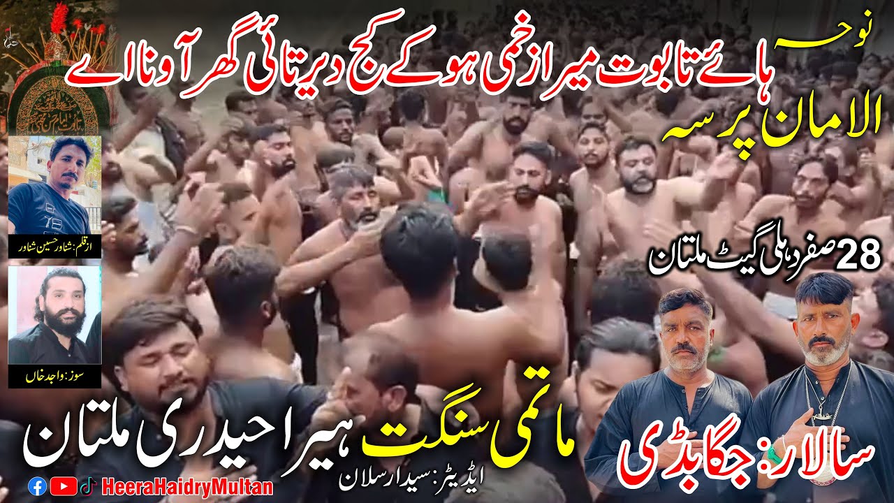 Haye Taboot Mera Zakhmi Ho Ke Noha | 28 Saffar 2024 Shahadat Imam Hassan a.s Dehli Gate Multan