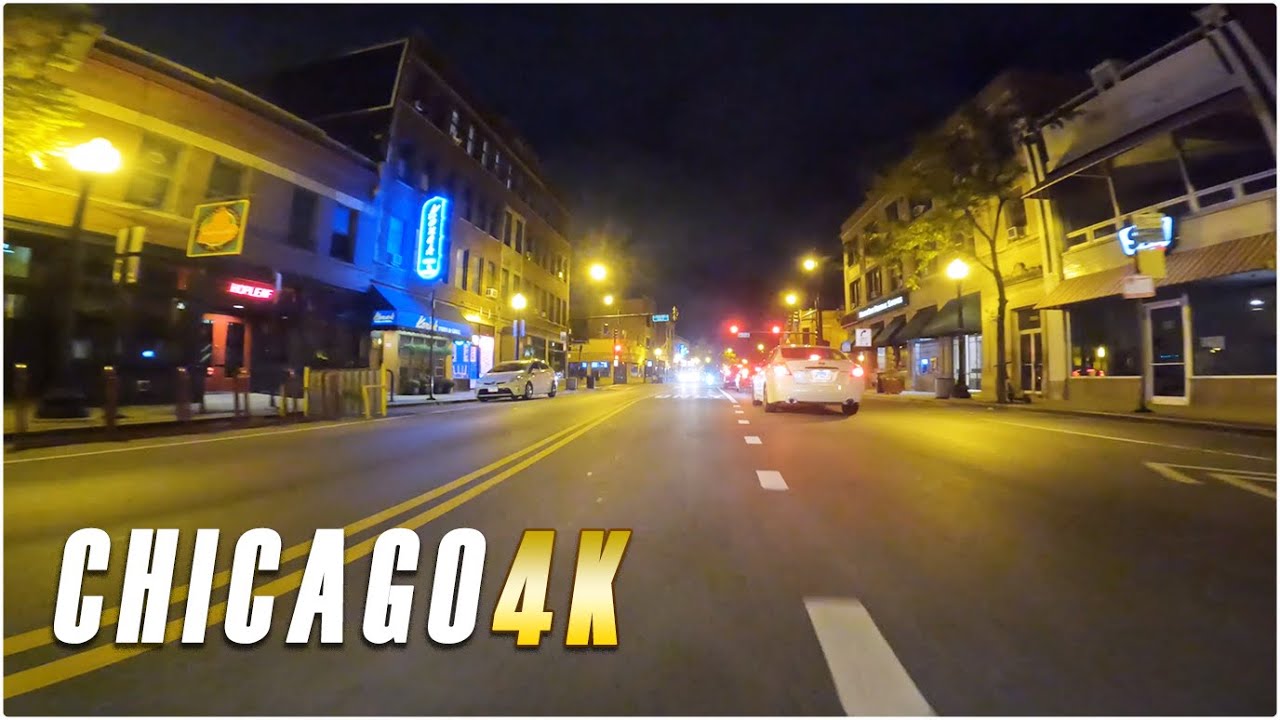 Drive Through Chicago | Night | Dan Ryan | Lake Shore Drive | North Side | 4K60 POV