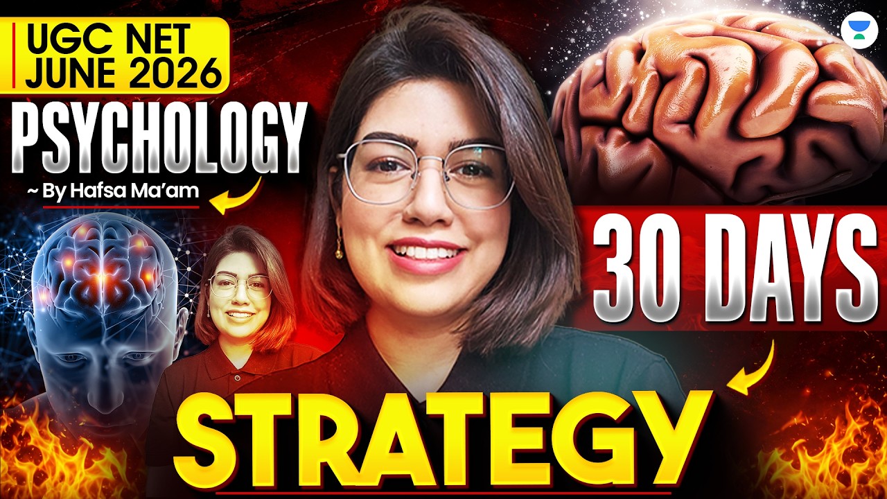 UGC NET Psychology 25 Days Strategy June 2026 | UGC NET Psychology 25 Days Strategy | by Hafsa Mam
