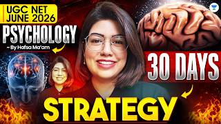 UGC NET Psychology 25 Days Strategy June 2026 | UGC NET Psychology 25 Days Strategy | by Hafsa Mam