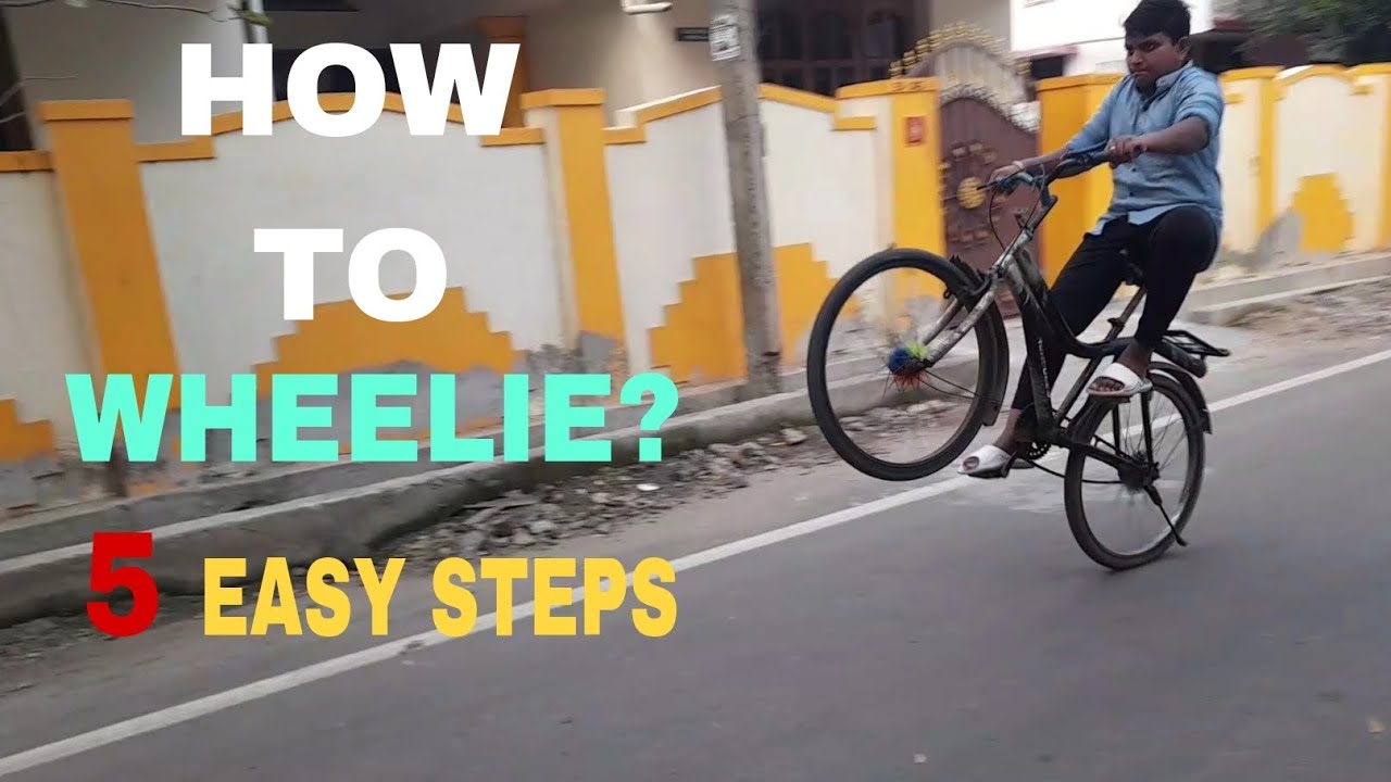 HOW TO WHEELIE? Gear and NonGear Cycle Infinity Riderzzsubscribecyclestunts mtbfreestyle