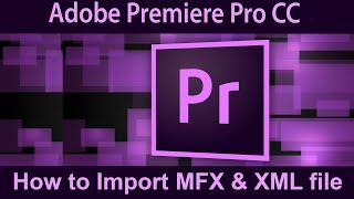 Part4: How can Import MXF video files on adobe Premiere