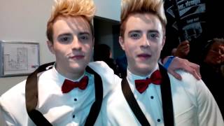 Jedward says hello from the MMVA BlackBerry Lounge