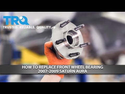 How to Replace Front Wheel Bearing 2007-2009 Saturn Aura