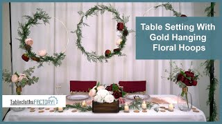 Hanging Hoop Tablescape TCF