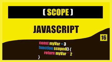 Scope en Javascript 😮 Curso Básico #16 [ALCANCE de las Variables]