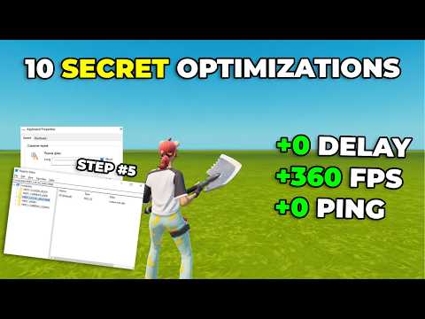 10 Hidden Windows Tweaks (FPS Boost and ZERO Input Delay)
