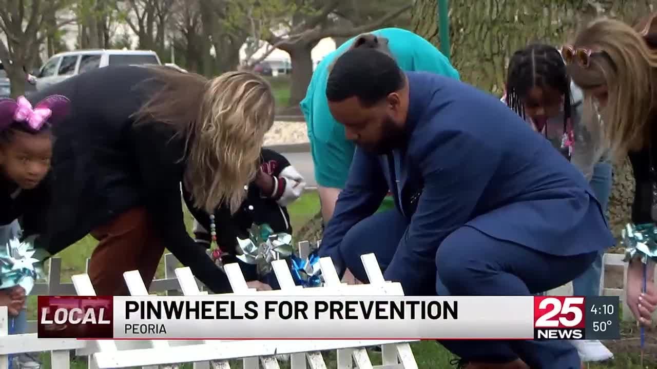 Peoria’s Crittenton Centers plants pinwheels to remind community of child abuse prevention