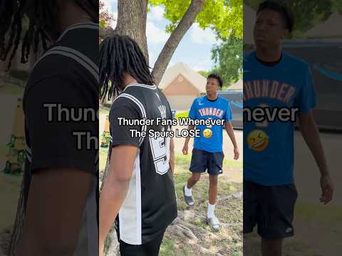 Thunder Fans Whenever The Spurs LOSE! 🤣