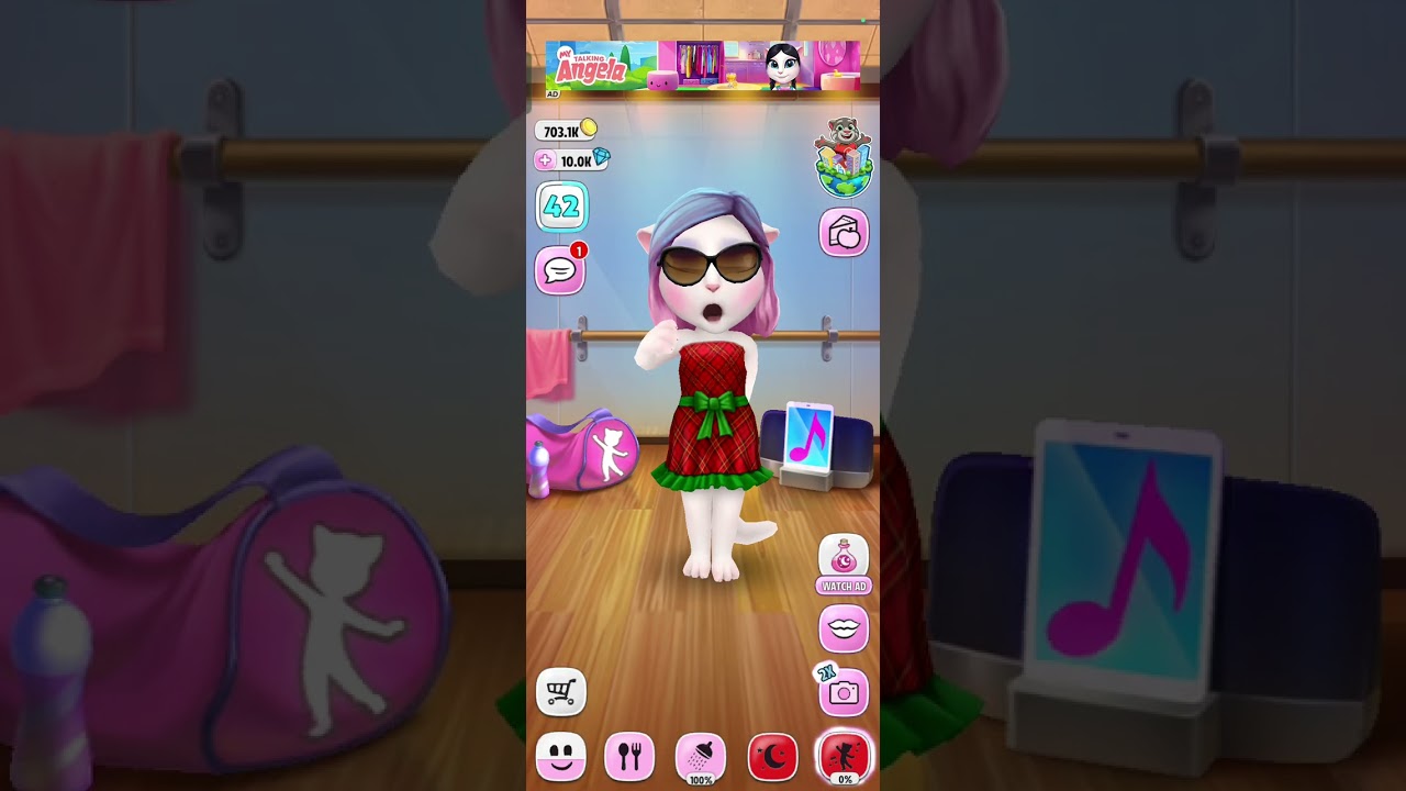 Talking angel cat cartoon 😹😹