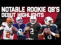 Best & Worst Plays from Notable Rookie Quarterback's NFL Debut's | Eternal Redzone | NFL Highlights