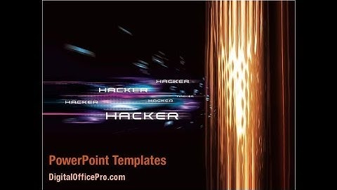 Hacker PowerPoint Template Backgrounds - DigitalOfficePro #04973