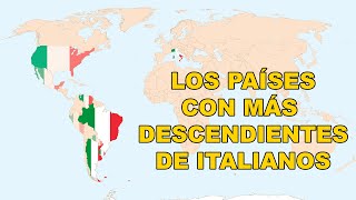 Inmigración ITALIANA en AMÉRICA: Historia y distribución de los italianos