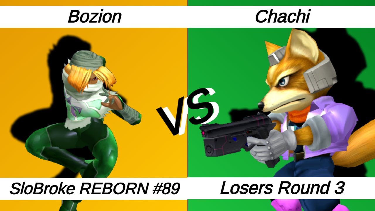 SloBroke REBORN #89 – LR3 – Bozion ⟮Sheik⟯ vs Chachi ⟮Fox⟯