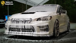 Detailing my STI after driving from Florida to Alaska