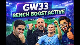 🚨 FPL GW33 BENCH BOOST 🆚 GW33 FREE HIT!! 🔥 | Fantasy Premier League Tips 2025/26