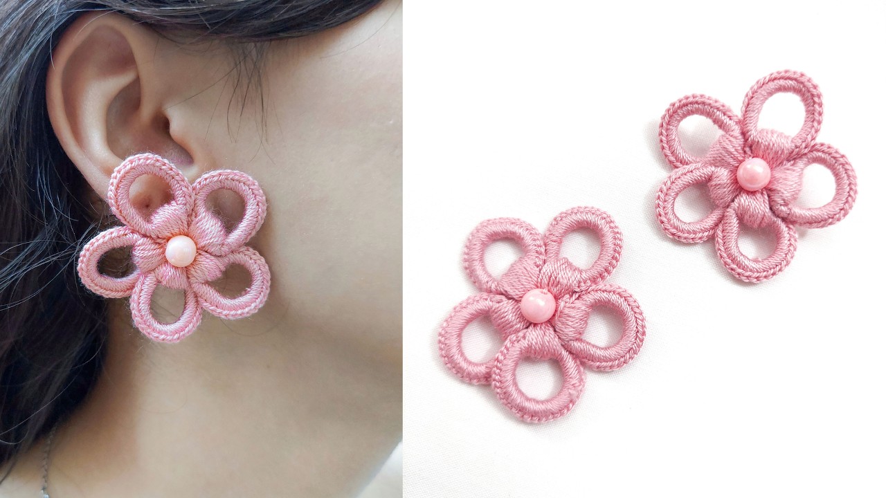 Beginner Crochet Earrings Tutorial | Lightweight, Easy to Make!
