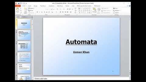 Automata Theory | Tuesday Lecture 1 Part 1 | BY USMAN KHAN