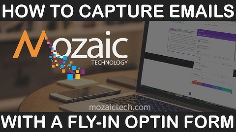 How to capture email address with a flyin optin form using Bloom