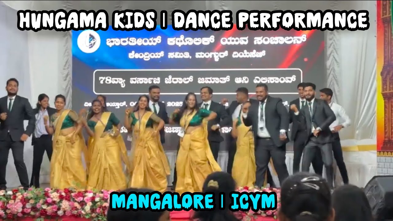Hungama Kids Yeshua Ministries | Dance Performance | ICYM Mangalore