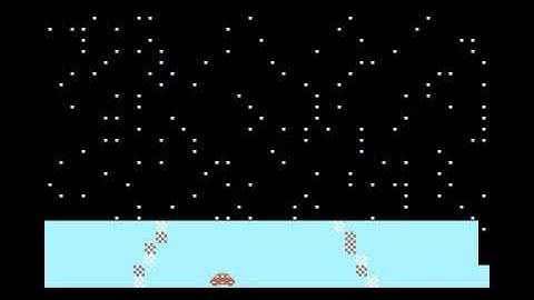 Ten Drive: a 10 lines racing game, in basic v2 (c64)