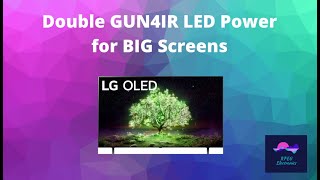 Double LEDS for Gun4IR on Big Screen TVs