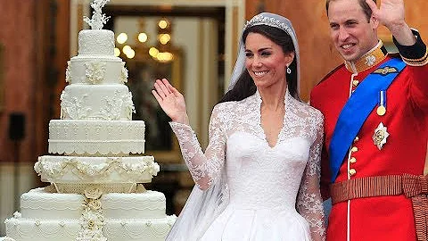 A slice of Prince William and Kate Middletons wedd...
