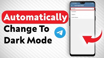 How To Automatically Change To Dark Mode In Telegram Full Guide