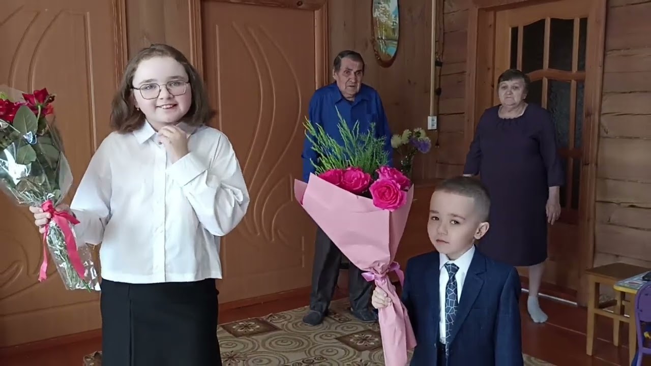 Наш сыночек идёт в первый класс.