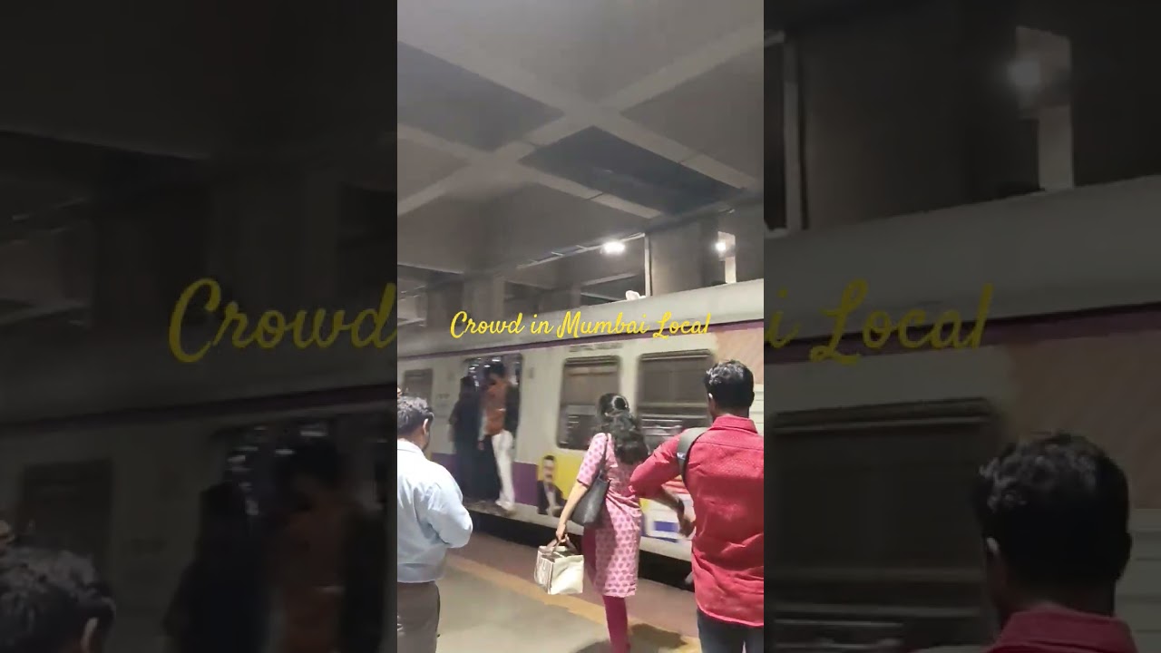 Mumbai Local Crowd with original voice 