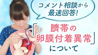 コメント相談から最速回答！臍帯の卵膜付着異常』について