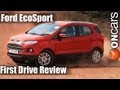 Ford ecosport ecoboost petrol first drive review by oncars india