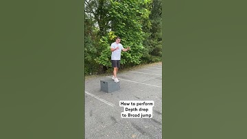 How to perform depth drop to broad jump.