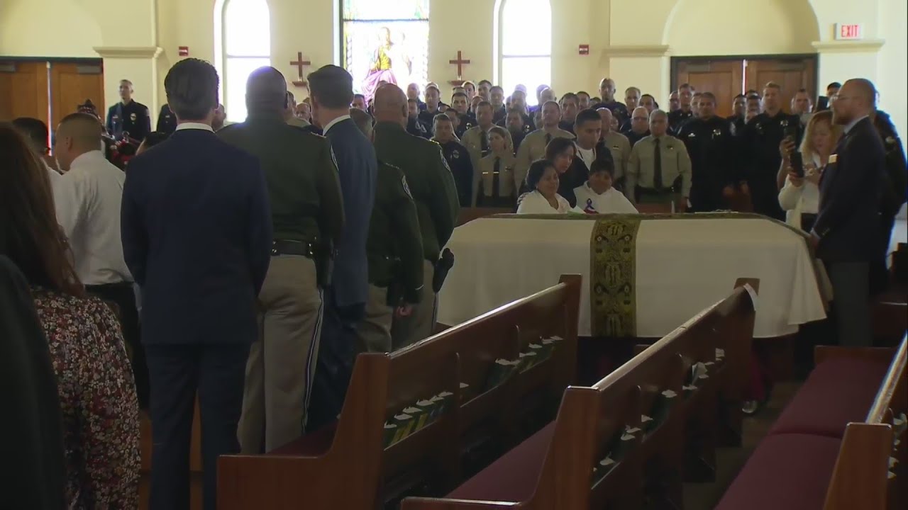 Funeral services for fallen Lemoore Police Officer Jonathan Diaz YouTube