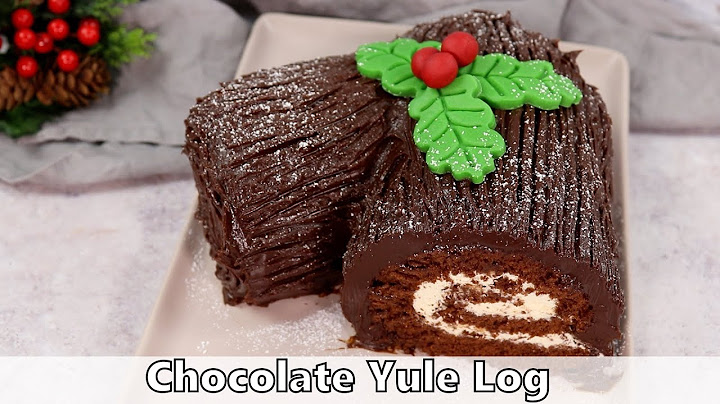 Common seasoning used to make a chocolate yule log