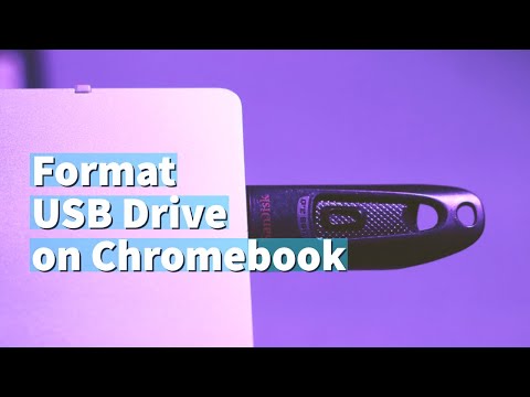 How to format your USB Drive or microSD Card on your Chromebook
