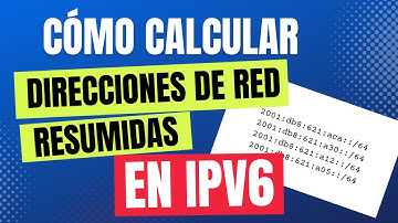 Cómo calcular en 5 pasos la dirección resumida en IPv6