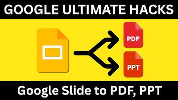 How to Convert Google Slides to PDF or PPT | Step-by-Step | 2026