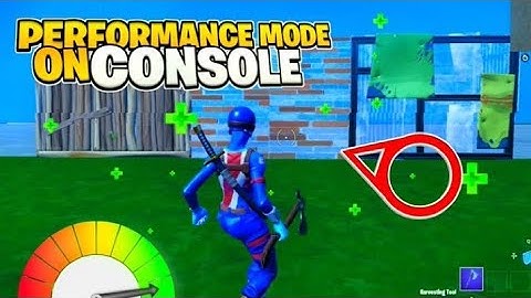 *NEW* HOW TO GET PERFORMANCE MODE ON CONSOLE (BUBBLE RAP + MOBILE BUILDS!) PS4/XBOX/PS5 TEST