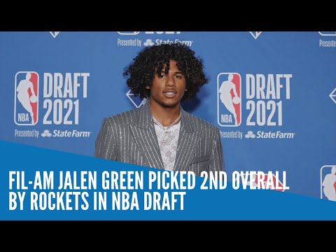 Fil-Am Jalen Green picked 2nd overall by Rockets in NBA Draft