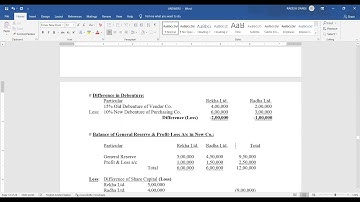 B.COM. SEM. - 4 CORPORATE ACCOUNTING - 2 CH - AMALGAMATION ACCOUNTS PART - 7 BY PROF. RAKESH DANGI